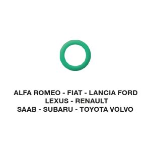 O-Ring Alfa-Fiat-Lancia-Ford-Lexus-Renault-Saab 6.60 x 1.50  (5 pcs.)