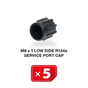 Service Port Cap M 8 x 1 Low Side R134a (5 pcs. Pack)