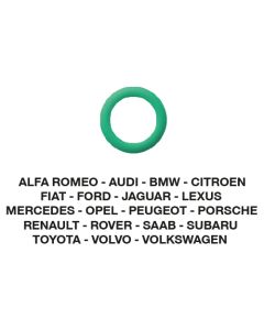 O-Ring Alfa-Audi-BMW-Fiat-Ford-etc. 7.66 x 1.78  (5 pcs.)
