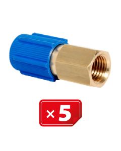 Retrofit adapter 1/4 SAE Brass Low Side Port for Automotive A/C System