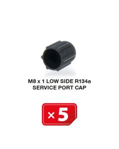 Service Port Cap M 8 x 1 Low Side R134a (5 pcs. Pack)