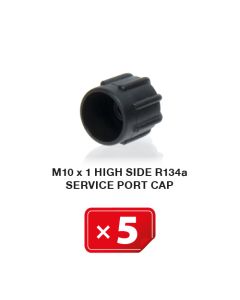 Service Port Cap M 8 x 1 High Side R134a (5 pcs. Pack)