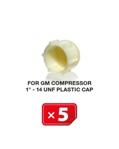 For GM Compressor1"-14 UNF Plastic Cap (5 pcs. Pack)