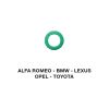 O-Ring Alfa-BMW-Lexus-Opel-Toyota 6.70 x 2.00 (5 pcs.)