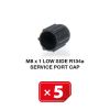 A/C Service Port Cap M 8 x 1 Low Side R134a (5 pcs. Pack)
