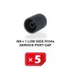 A/C Service Port Cap M 9 x 1 Low Side R134a (5 pcs. Pack)